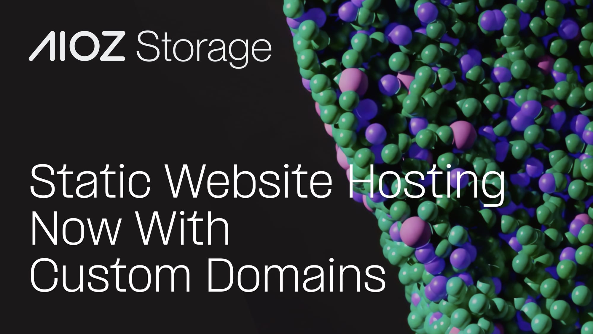 AIOZ Storage Custom Domains: Publish Static Websites Under Your Own Domain